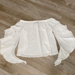 Strapless blouse